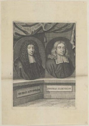 Bildnis des Michael Ettmüller und Bildnis des Thomas Sydenham