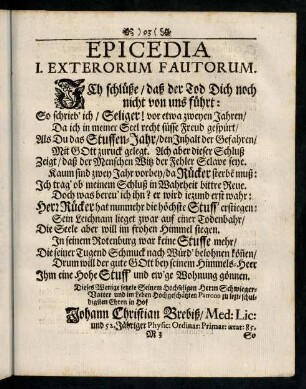 93-104, I. Exterorum Fautorum.