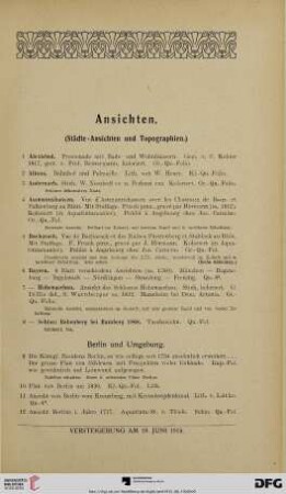 Ansichten (Nr. 1-316)