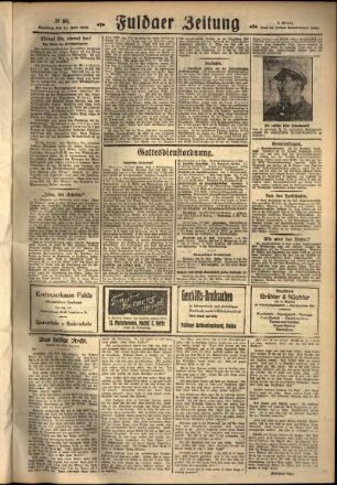 Zweite Ausgabe vom Samstag, den 14. Juli 1928.