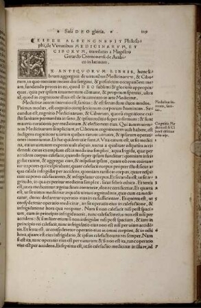 Liber Albengnefit Philosophi, de Virtutibus Medicinarvm, Et Ciborvm / translatus a Magistro Gerardo Cremonensi de Arabico in latinum