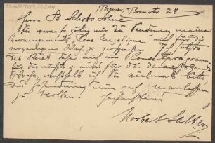 Brief an B. Schott's Söhne : 18.11.1896