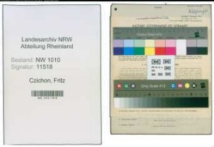 Entnazifizierung Fritz Czichon , geb. 06.01.1921 (Polizeibeamter)