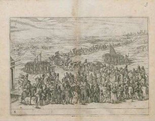 Einritt Friedrich V. Kurfürst, Pfalzgraf bei Rhein und seine Gemahlin Elisabeth, Prinzessin zu Großbritannien in Frankenthal 1613