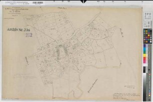 Dinker (Welver), Nateln (Welver), Umlegung Dinker-Nateln, Urkarte 1 Dinker Flur 2,3