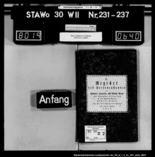 Zivilstandsregister Erzhausen (Kanton Greene)