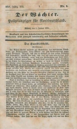 1. Januar-29. December = Nr. 1-103