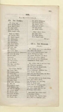 III. Beschreibendes
