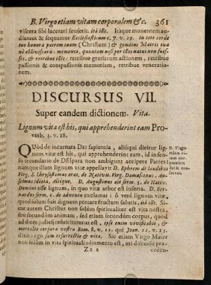 361-369, Discursus VII