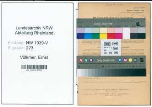 Entnazifizierung Ernst Volkmer , geb. 02.10.1907 (Laborant)