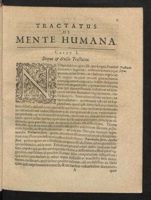 Caput I. Scopus & divisio Tractatus.