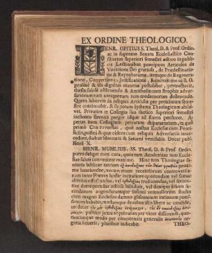 Ex Ordine Theologico.