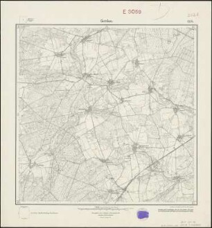 Meßtischblatt 1534 : Gerdau, 1932 : Gerdau. - Hrsg. 1901, einz. Nachtr. 1932. - 1:25000. - [Berlin]: Reichsamt für Landesaufnahme, 1932. - 1 Kt.