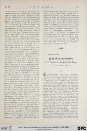 2: München: Das Kunstgewerbe a. d. Internat. Kunstausstellung, [2]