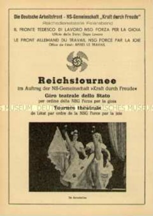 Erinnerungsalbum des niederländischen Ensembles "De Annebelles" von einer Tournee durch Deutschland während des 2. Weltkrieges