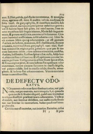 De Defectu Odoratus.