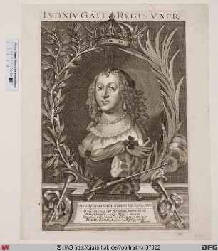 Bildnis Marie Thérèse, Königin von Frankreich und Navarra, geb. Infantin von Spanien
