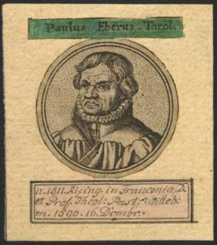 Paulus Eberus Theol.