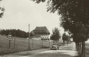 Altenberg, Hotel Berghof "Raupennest", Ansicht von Süden