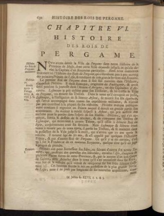 Chapitre VI. Histoire Des Rois De Pergame.