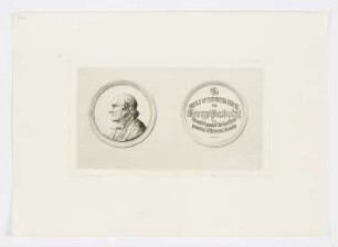 Medaille mit George Peabody