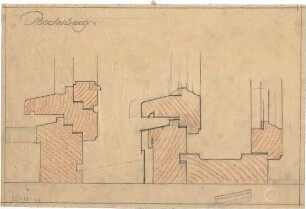 Littmann, Max; Bocksberg; Hofgut, Wohnhausanbau - Details