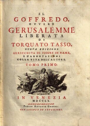 Il Goffredo ovvero Gerusalemme liberata, 1
