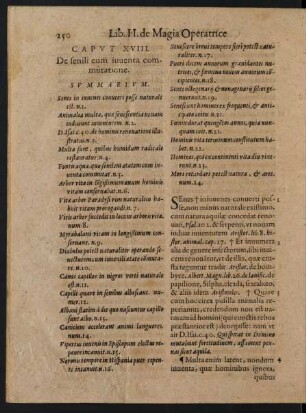Caput XVIII. De senili cum iuventa commutatione