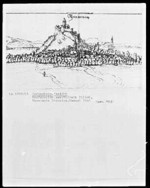Hessische Chronika — Ansichten von Felsberg und Gudensberg — Gudensberg