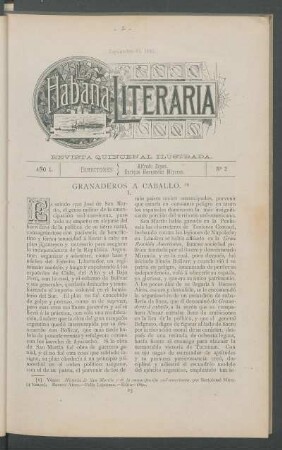 N°. 2 - Septiembre 30, 1891.