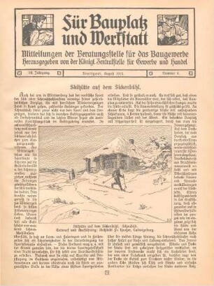 Skihütte auf dem Sickenbühl