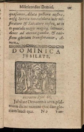 Dominica Jubilate.