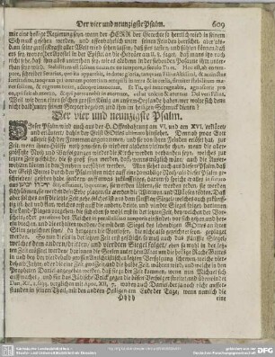 Der vier und neunzigste Psalm