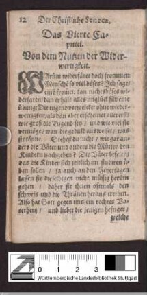 Kapitel 4: Von dem Nutzen der Widerwertigkeit