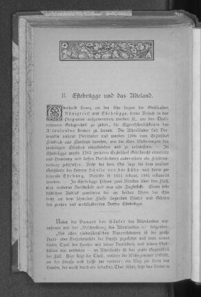 II. Estebrügge und das Alteland.
