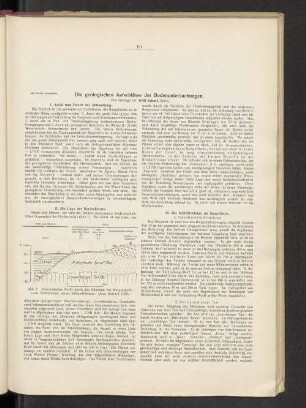 Die geologischen Aufschlüsse der Bodenuntersuchungen.