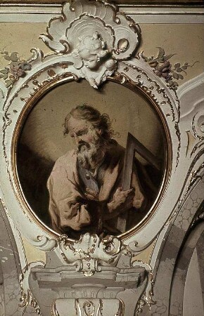 7. Medaillon von Osten: Apostel Thomas