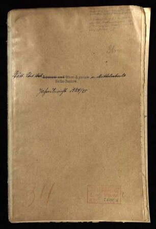 1924/25: Jahresbericht ... - 1924/25
