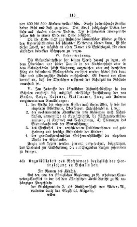 Unzulässigkeit des Rechtswegs bezüglich der Heranziehung zu Schullasten : [V. Elementarschulwesen]