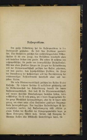 59-65, Rassenprobleme