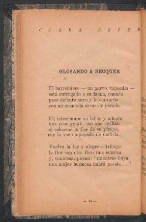 Glosando a Bécquer