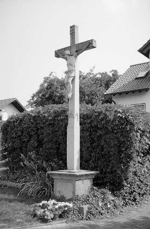 Wegekreuz (Wegekreuz); Nüsttal, Rollgasse 13