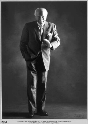 Der Bundespräsident a. D.: Dr. Walter Scheel