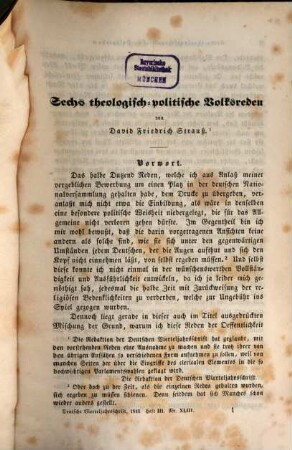 Deutsche Vierteljahrs-Schrift. 1848,3/4, 1848,3/4