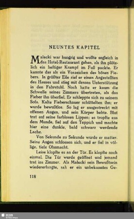 Neuntes Kapitel