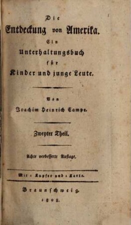 Die Entdeckung von Amerika : ein Unterhaltungsbuch für Kinder und junge Leute, 2