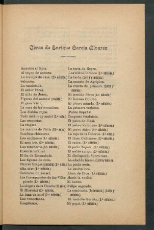 Obras de Enrique García Álvarez