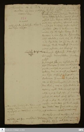 Wiedergabe der gegen die halleschen Theologen gerichteten Äußerungen in der Predigt Johann Caspar Funcks.