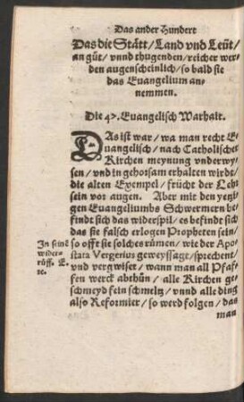 Die 47. Evangelisch Warhait.