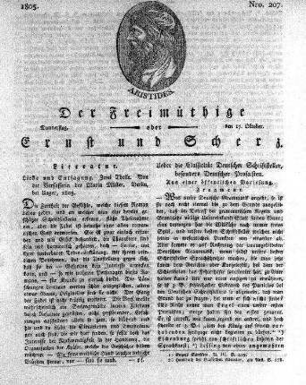 Nro. 207, Donnerstag den 17. Oktober